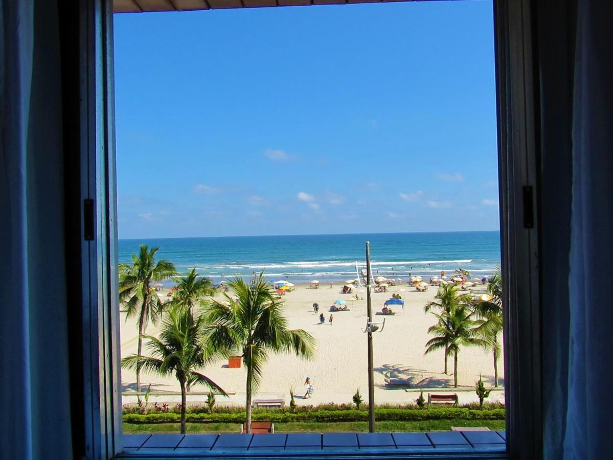 Apto Pe Na Areia Com Vista Para O Mar E Wifi Praia Grande  Buitenkant foto
