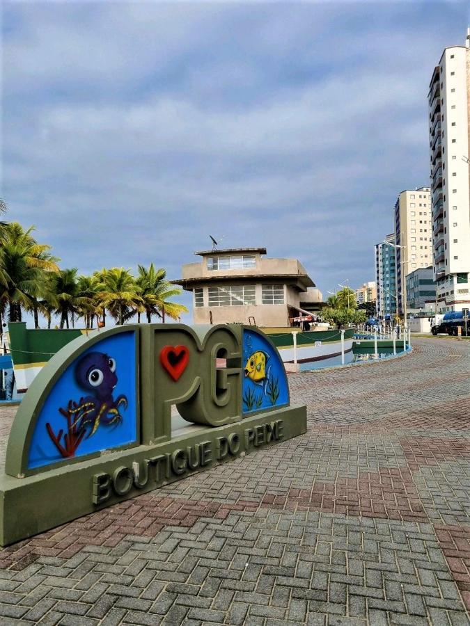 Apto Pe Na Areia Com Vista Para O Mar E Wifi Praia Grande  Buitenkant foto